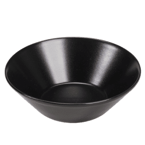 Plate deep round 23,5cm Satin Black