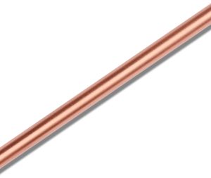COPPER PLATED Straight Straw 8.5 Inch REUSABLE