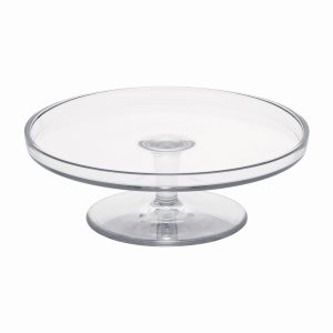 TD11 PC STAND CLEAR ROUND POLYCARBONATE 29.7X10.25CM