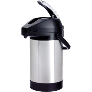 VACUUM AIRPOT Double stainless steel vacuum body,PP plastic hea , 5,0LTR Zinc Alloy Lever LEVER LID STYLE