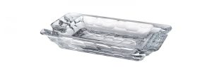 Cigar Ashtray crystal Marble 220 215x125mm BOHEMIA