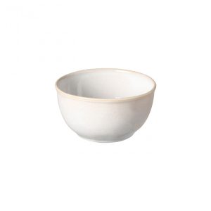 RODA ΜΠΩΛ ΣΤΡΟΓΓΥΛΟ 19cm ΛΕΥΚΟ stoneware COSTA NOVA