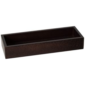 NOTOS Low wooden tray 25 25.0 x 9.0 H4.0 cm COSTA NOVA