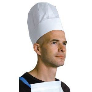 CHEF S PAPER DISPOSABLE WHITE HAT 10PCS/PACKET