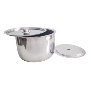 DOUBLE WALL ICE BUCKET WITH LID 8LTR Φ30 STAINLESS STEEL 18/10