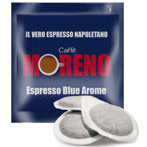 ΚΑΦΕΣ  υφασμάτινο POD BLUE AROMA  (ΒΟΧ 150τεμ/7GR) MORENO Italy
