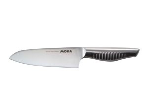 58801 MOKA SMALL SANTOKU KNIFE 150mm Stainless steel Senzo Suncraft Japan