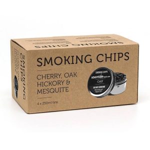 Ξύλινα chips καπνίσματος για smoking gun - σετ 4 των 250 ml