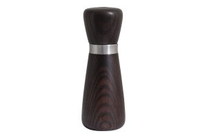 KYOTO salt & Pepper grinder ABS Black 17cm brown ash CrushGrind®Denmark