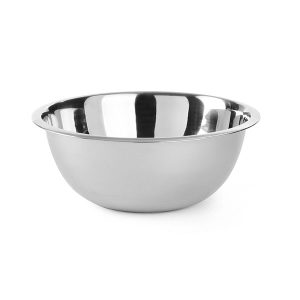 Stainless steel mixing bowl with round base 4,9L 300x(H)118mm 517604