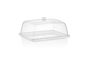 GN 1/2 DOME COVER TRANSPARENT Gastroplast NSF®
