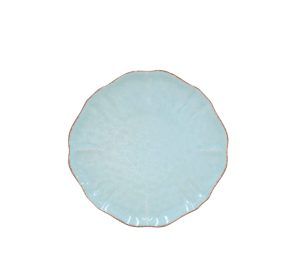 IMPRESSIONS BREAD PLATE 17cm ROBBINS EGG BLUE stoneware COSTA NOVA