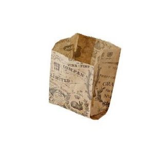 H6606 Grease proof paper bag vintage 40g/m2 10+7,5x14 2000PCS LEONE ITALY