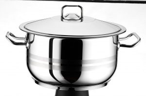 ARIAN 430 COOK POT WITH TWO HANDLES & LID 24x14cm - 6lt HASCEVHER