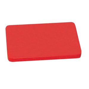PE RED CUTTING BOARD 50X30X2CM CERTIFIED FOR FOOD