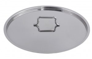STAINLESS STEEL ROUND LID FOR POTS Φ20CM 18/10