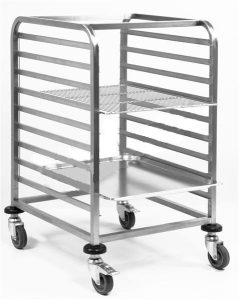 RT1106 6 1/1 GN PAN TROLLEY WITH 10CM WHEELS 38*55*100cm