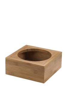 S0088 ASIA BAMBOO BOWL STAND 26*26*11cm. Φ. 22cm. LEONE