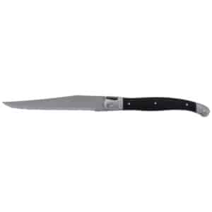 Laguiole Knife 1,2mm thickness ABS Black Handle CHR Jean Dubost