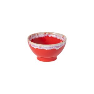 LATTE BOWLS RED ΜΠΩΛ ΣΤΡΟΓΓΥΛΟ 15ΕΚ 0,55L STONEWARE COSTA NOVA