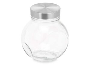 ROUND GLASS JAR WITH LID 460ml VIVALTO®