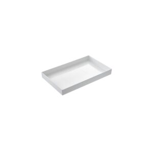 T8453 VENEZIA MELAMINE TRAY GN 1/2 WHITE 32.5X26.5X6 LEONE