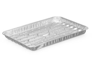 ALUMINUM GRILL TRAY SINGLE-USE  SET OF 4 PIECES KINVARA ®