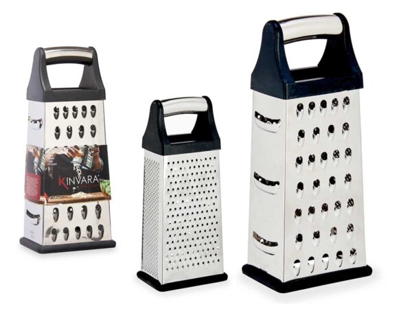 Multifunctional steel grater 21,5cm KINVARA - Image 2