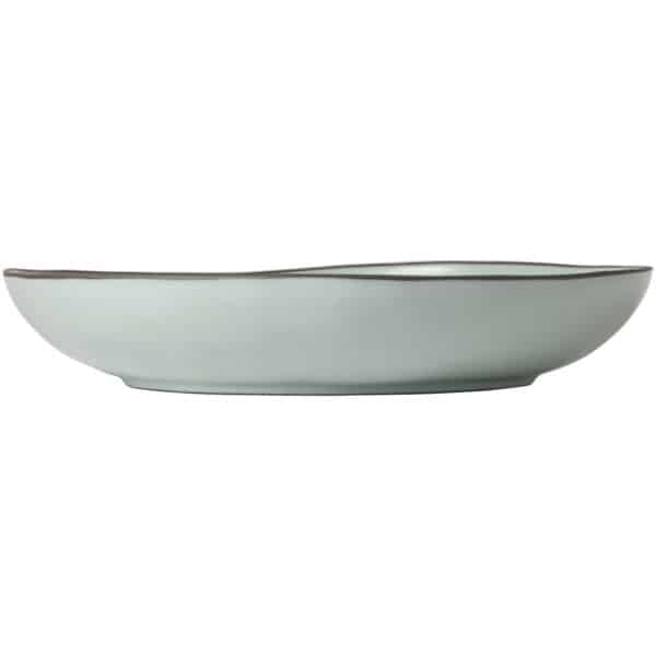 STACKED ORGANIC ΣΑΛΑΤΙΕΡΑ ΣΤΡΟΓΓΥΛΗ SKY 37εκ stoneware  COSTA NOVA - Image 3