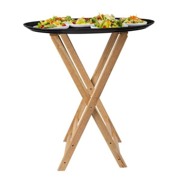TRAY STAND "NATURAL WOOD" 43cm x 39.5cm x 83cm  TABLECRAFT - Image 5