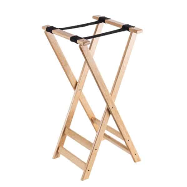 TRAY STAND "NATURAL WOOD" 43cm x 39.5cm x 83cm  TABLECRAFT