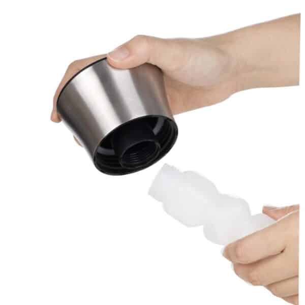 POT BOROSILICATE 1LT SINO ICE BOX AND STAINLESS STEEL LID - Image 2