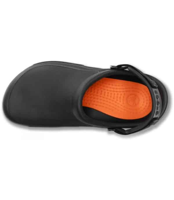 CROCS BISTRO PRO WORK LITERIDE CLOG ΕΠΑΓΓΕΛΜΑΤΙΚΑ ΣΑΜΠO ΑΝΤΙΟΛΙΣΘΗΤΙΚΑ ΜΑΥΡΑ-ΠΟΡΤΟΚΑΛΙ ΠΑΤΟΣ - Image 2