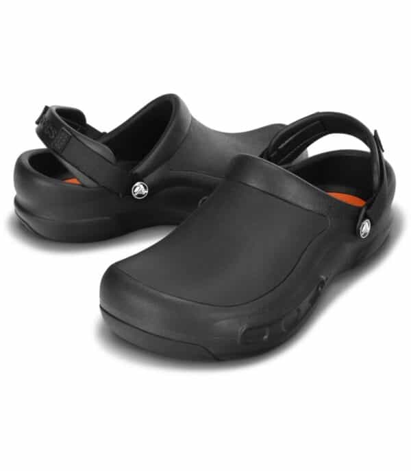CROCS BISTRO PRO WORK LITERIDE CLOG ΕΠΑΓΓΕΛΜΑΤΙΚΑ ΣΑΜΠO ΑΝΤΙΟΛΙΣΘΗΤΙΚΑ ΜΑΥΡΑ-ΠΟΡΤΟΚΑΛΙ ΠΑΤΟΣ - Image 4